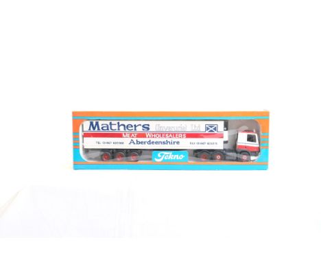  Tekno DAF 85 Fridge Trailer - Mathers Ltd | Scale: 1:50 | Model Code:  | Certificate: No | Lot Condition: Good | Mirrors: No