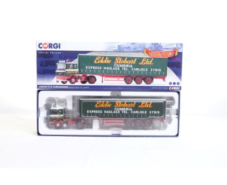  Corgi Volvo F10 Curtainside Trailer - Eddie Stobart | Scale: 1:50 | Model Code: CC15508 | Certificate: No | Lot Condition: G