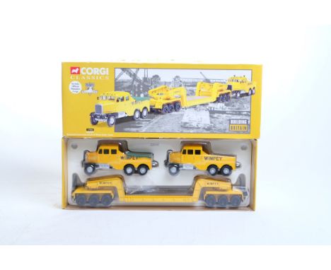  Corgi Scammell Constructor x 2 & 24 Wheel Girder Trailer - Whimpey | Scale: 1:50 | Model Code: 17702 | Certificate: Yes | Lo