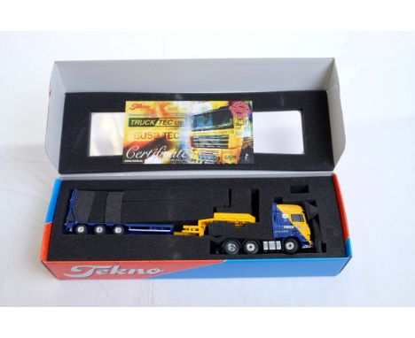  Tekno DAF XF Low Loader Trailer - Truck TEC Ltd | Scale: 1:50 | Model Code: 59758 | Certificate: Yes | Lot Condition: Good |