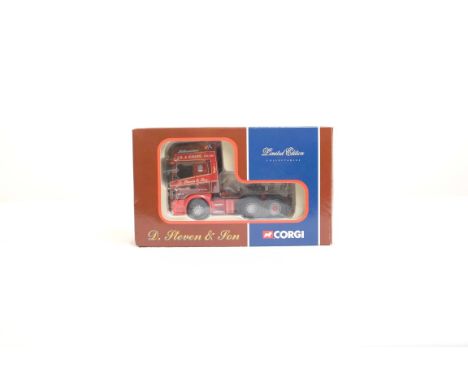  Corgi Scania Topline Tractor Unit - D.Steven & Son | Scale: 1:50 | Model Code: CC12904 | Certificate: Yes | Lot Condition: G