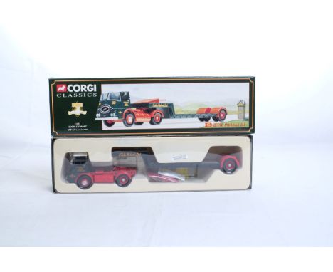  Corgi ERF KV Low Loader - Eddie Stobart | Scale: 1:50 | Model Code: 11601 | Certificate: Yes | Lot Condition: Good | Mirrors