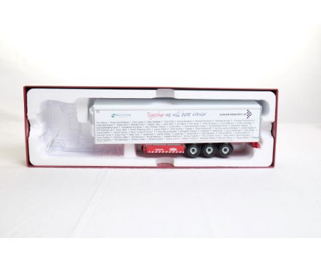  Corgi Fridge Trailer - Cancer Research UK | Scale: 1:50 | Model Code: Code 3 | Certificate: N/A | Lot Condition: Good | Mirr
