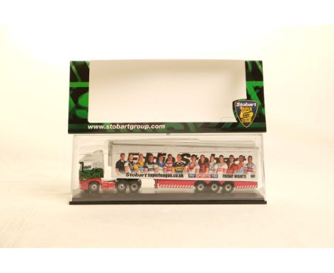  Oxford Diecast Scania Fridge Trailer - Eddie Stobart - Stobert Super League | Scale: 1:76 | Model Code: SHL15FR | Certificat