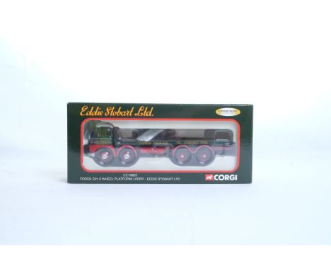  Corgi Foden S21 8 Wheel Platform Lorry - Eddie Stobart | Scale: 1:50 | Model Code: CC10805 | Certificate: Yes | Lot Conditio