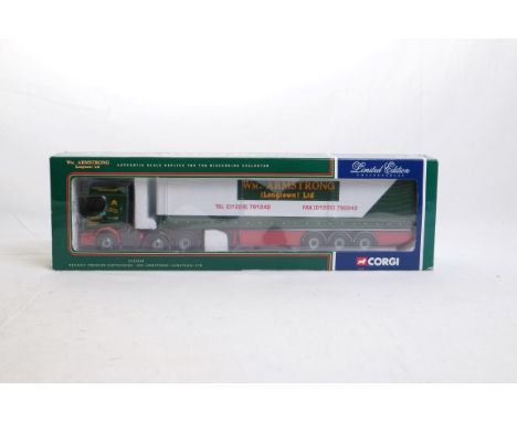  Corgi Renault Premium Curtainside Trailer - WM. Armstrong | Scale: 1:50 | Model Code: CC12102 | Certificate: Yes | Lot Condi