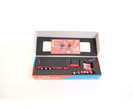  Tekno Scania & Low Loader Trailer - Kirkwood Homes Ltd | Scale: 1:50 | Model Code: 60542 | Certificate: Yes | Lot Condition: