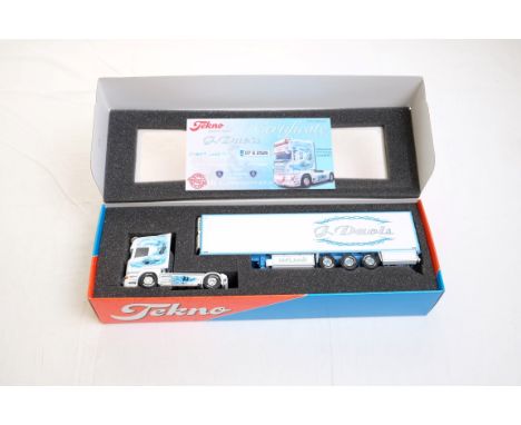  Tekno Scania Fridge Trailer - J.Davis - Irish | Scale: 1:50 | Model Code: 61793 | Certificate: Yes | Lot Condition: Good | M