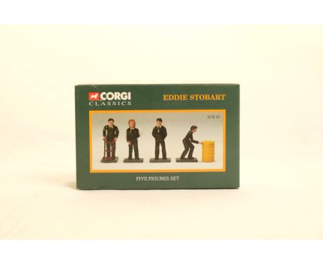  Corgi 5 Figure Set - Eddie Stobart | Scale:  | Model Code:  | Certificate: N/A | Lot Condition: Good | Mirrors: N/A