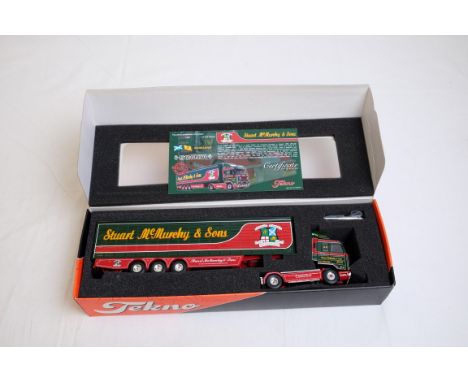  Tekno Scania 143 Curtainside Trailer - Stuart McMurchy & Sons | Scale: 1:50 | Model Code: 60451 | Certificate: Yes | Lot Con