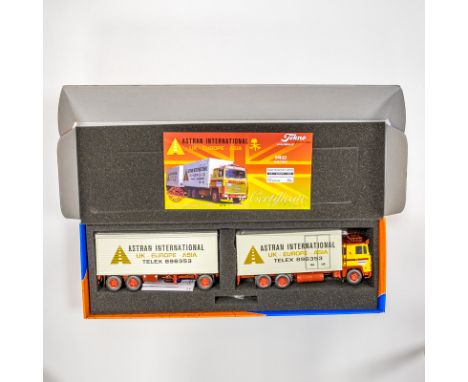  Tekno Scania 140 Drawbar Trailers - Astran | Scale: 1:50 | Model Code: 63750 | Certificate: Yes | Lot Condition: Good | Mirr