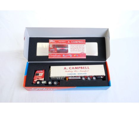  Tekno DAF XF 105 Walking Floor Trailer - A.Campbell | Scale: 1:50 | Model Code: 59184 | Certificate: Yes | Lot Condition: Go