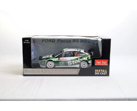  Sun Star Ford Focus RS WRC M.Wilson/M.Orr Monte Caelo 2007  | Scale: 1:18 | Model Code: 3918 | Certificate: Yes | Lot Condit