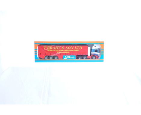  Tekno DAF XF 85 Curtainside Trailer - T Brady & Son LTD | Scale: 1:50 | Model Code:  | Certificate: No | Lot Condition: Good