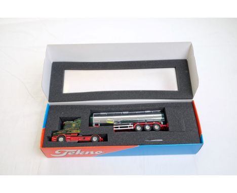  Tekno Scania 144 T-Cab Tanker Trailer - Baird Brothers | Scale: 1:50 | Model Code:  | Certificate: No | Lot Condition: Good 