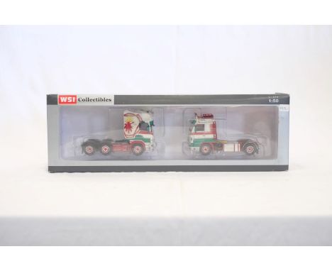  WSI Caudenberg Scania Tractor Unit Set  | Scale: 1:50 | Model Code: 01-1313 | Certificate: No | Lot Condition: Good | Mirror