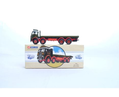  Corgi ERF Flatbed - Eddie Stobart | Scale: 1:50 | Model Code: 97940 | Certificate: Yes | Lot Condition: Good | Mirrors: Atta