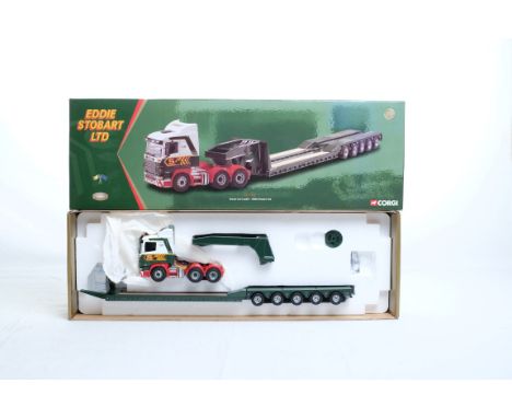  Corgi Scania Low Loader - Eddie Stobart | Scale: 1:50 | Model Code: CC12203 | Certificate: Yes | Lot Condition: Good | Mirro