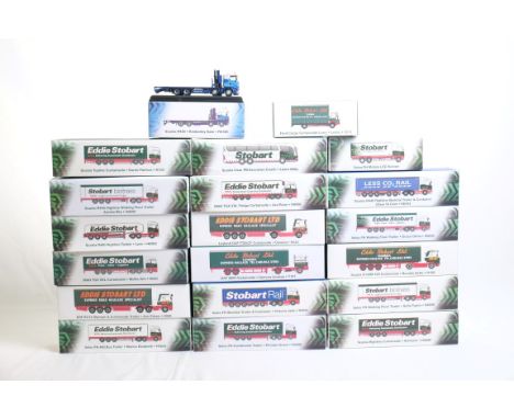  Atlas 20 Assorted Eddie Stobart Models | Scale: 1:76 | Model Code:  | Certificate: No | Lot Condition: Good | Mirrors: No