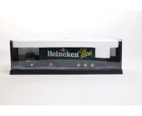  Corgi DAF XF 85 Curtainside Trailer - Heineken - In Display Case | Scale: 1:50 | Model Code: 75404 | Certificate: No | Lot C