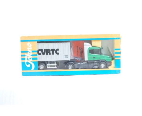  Tekno Scania 144 T-Cab 20 Ft Con Load - CVRTC | Scale: 1:50 | Model Code:  | Certificate: No | Lot Condition: Good | Mirrors