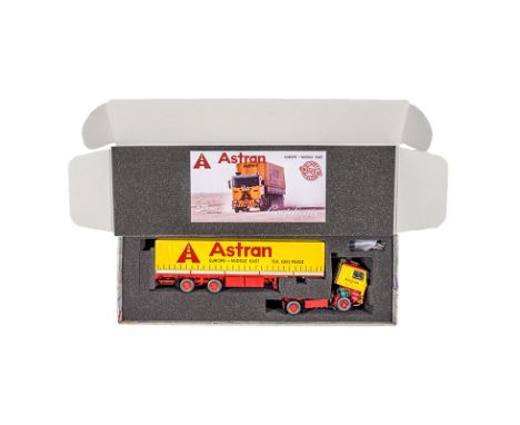  Tekno Astran Scania 2-Series with Curtainside Trailer | Scale: 1:50 | Model Code: 68869 | Certificate: Yes | Lot Condition: 