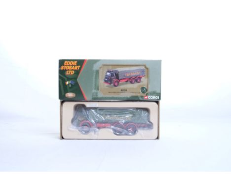  Corgi Albion (LAD) 6 Wheel Platform Lorry & Sheeted Load - Eddie Stobart | Scale: 1:50 | Model Code: 23602 | Certificate: Ye