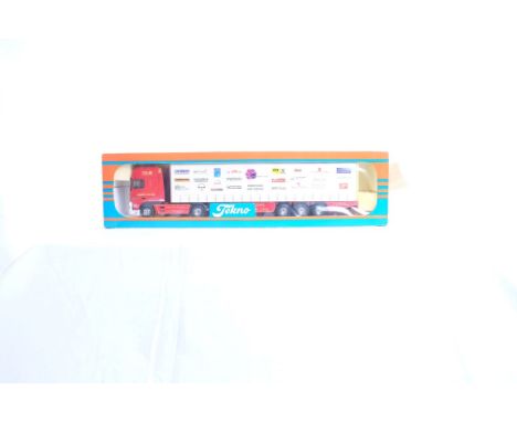  Tekno DAF XF 95 Curtainside Trailer - James Irlam | Scale: 1:50 | Model Code:  | Certificate: No | Lot Condition: Good | Mir