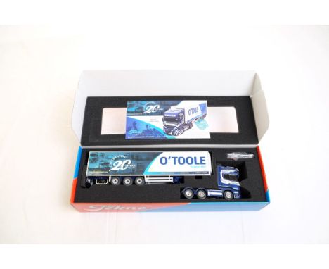  Tekno Scania 480 Fridge Trailer - O'Toole - Irish | Scale: 1:50 | Model Code: 70379 | Certificate: Yes | Lot Condition: Good