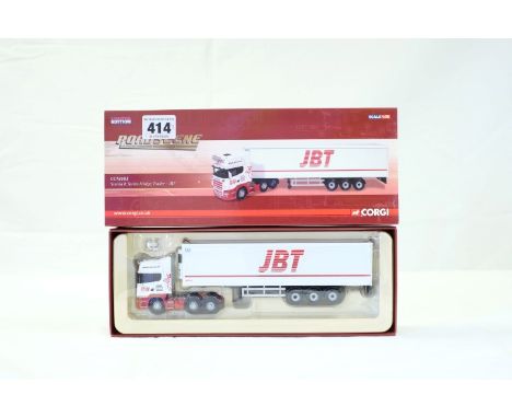  Corgi Scania R Serise Fridge Trailer - JBT | Scale: 1:76 | Model Code: CC18103 | Certificate: Yes | Lot Condition: Good | Mi