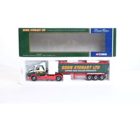  Corgi Scania T-Cab Bulk Tipper - Eddie Stobart | Scale: 1:50 | Model Code: CC12802 | Certificate: Yes | Lot Condition: Good 