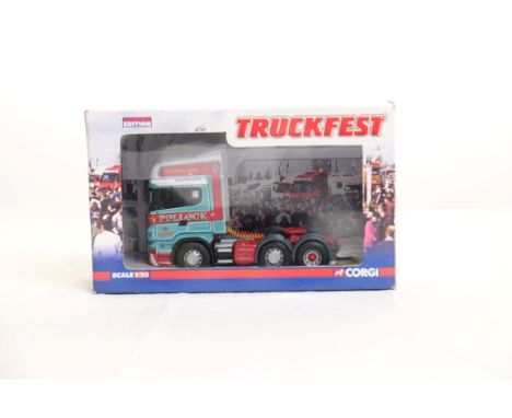  Corgi Scania R Series Tractor Unit - Pollock | Scale: 1:50 | Model Code: CC13704 | Certificate: No | Lot Condition: Good | M