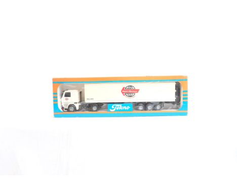  Tekno Scania 143 Box Trailer - Walsh Western - Irish | Scale: 1:50 | Model Code:  | Certificate: No | Lot Condition: Good | 