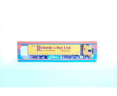  Tekno ERC Cutianside Trailer - Jack Richards & Son | Scale: 1:50 | Model Code:  | Certificate: No | Lot Condition: Damaged C