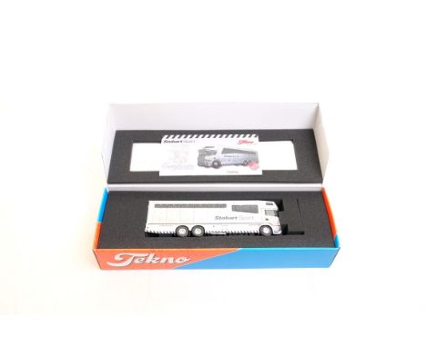  Tekno Scania R6-Series Topsleeper Horse Transporter - Eddie Stobart | Scale: 1:50 | Model Code: 64045 | Certificate: Yes | L
