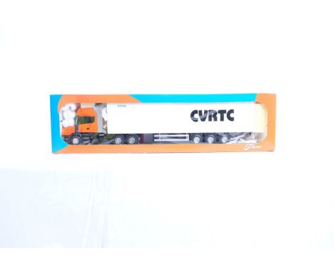  Tekno Scania 164 T-Cab Box Trailer - CVRTC | Scale: 1:50 | Model Code:  | Certificate: No | Lot Condition: Good | Mirrors: Y