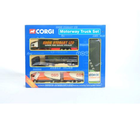  Corgi Motorway Truck Set - Eddie Stobart - Tate & Tyle - TNT | Scale:  | Model Code: 60020 | Certificate: N/A | Lot Conditio