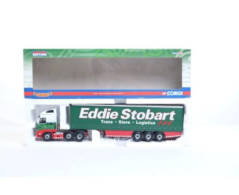  Corgi Volvo FH Curtainside Trailer - Eddie Stobart | Scale: 1:50 | Model Code: CC14002 | Certificate: Yes | Lot Condition: G