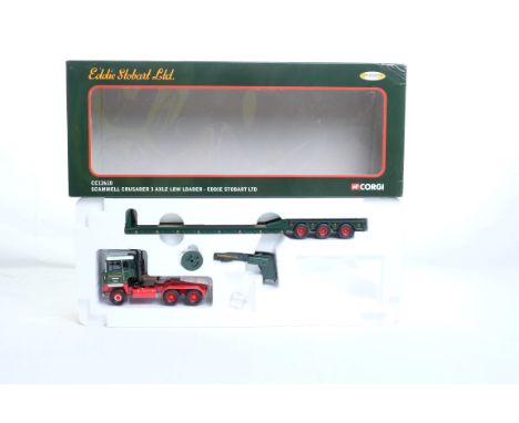  Corgi Scammell Crusader Low Loader Trailer - Eddie Stobart | Scale: 1:50 | Model Code: CC12610 | Certificate: Yes | Lot Cond