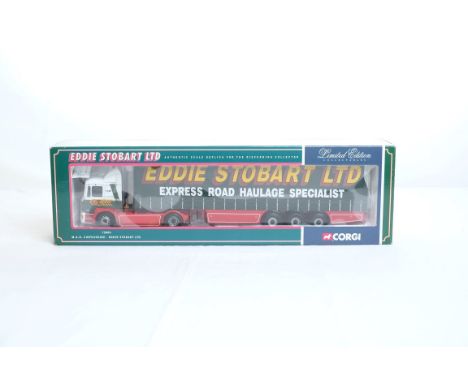  Corgi MAN Curtainside Trailer - Eddie Stobart | Scale: 1:50 | Model Code: 75804 | Certificate: Yes | Lot Condition: Good | M