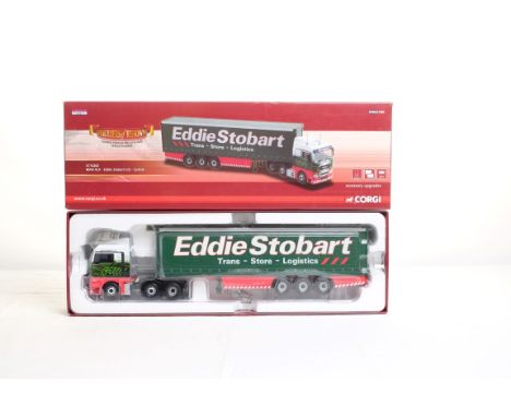  Corgi MAN XLX Curtainside Trailer - Eddie Stobart | Scale: 1:50 | Model Code: CC15202 | Certificate: No | Lot Condition: Goo