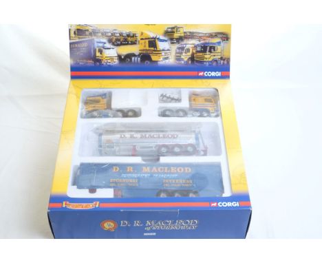  Corgi 2 Truck & 2 Trailer Set - D.R. Macleod | Scale: 1:50 | Model Code: CC99165 | Certificate: Yes | Lot Condition: Good | 