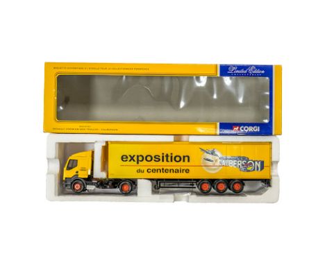  Corgi Renault Premium Box Trailer - Calberson | Scale: 1:50 | Model Code: EX12101 | Certificate: Yes | Lot Condition: Good |