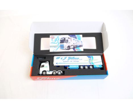  Tekno Volvo FH 550 Fridge Trailer - P&J Gillians Transport - Irish | Scale: 1:50 | Model Code: 69734 | Certificate: Yes | Lo