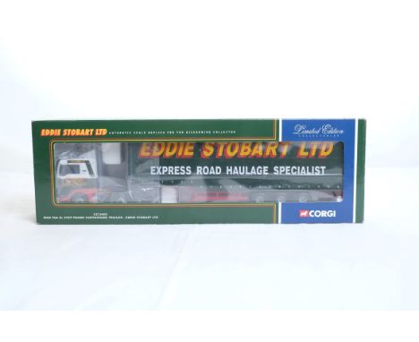  Corgi MAN TGA XL Curtainside Trailer - Eddie Stobart | Scale: 1:50 | Model Code: CC13405 | Certificate: Yes | Lot Condition: