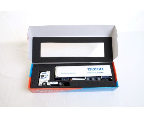  Tekno Scania R620 Fridge Trailer - Dixon | Scale: 1:50 | Model Code: 59433 | Certificate: Yes | Lot Condition: Good | Mirror