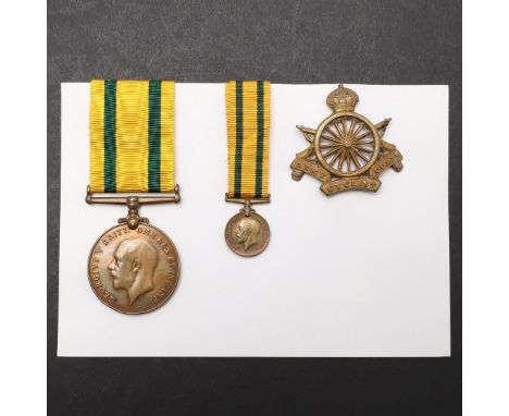 A TERRITORIAL FORCE WAR MEDAL TO THE ARMY CYCLIST CORPS. A Great War Territorial Forces War Medal named to 304 Pte J. Yorston