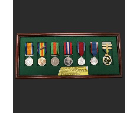 A FIRST AND SECOND WORLD WAR GROUP OF SEVEN TO LT-COLONEL MALCOLM-SMITH. A Great War and later group of seven comprising War 