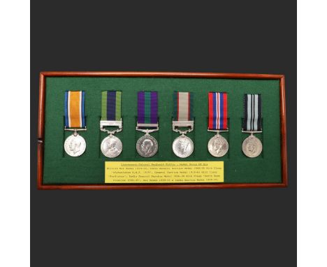 A GROUP OF SIX TO LIEUTENANT COLONEL TUFFIN OF THE 1/33RD AND 16TH PUNJABIS. A group of six comprising British War Medal 1914