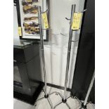 LOT: (2) Patères Chromés